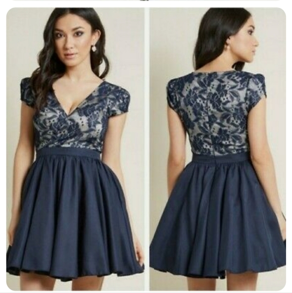 Elegance Awaits dress by Modcloth and Chi Chi - Picture 3 of 6